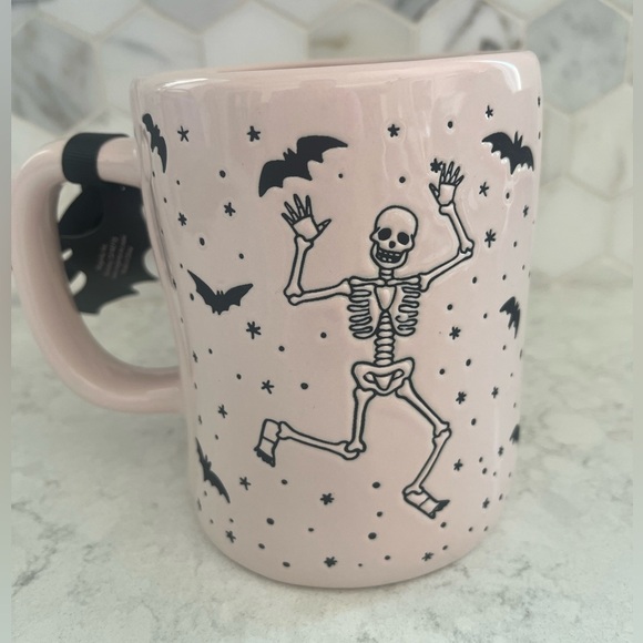 Rae Dunn | Dining | Rae Dunn Pink Halloween Lets Boogie Mug Nwt | Poshmark